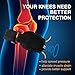 Cozzine Knee Strap 2 Piece,Unisex Knee Pad Stabilizer Leg Adjustable Patella Band, Knee Pain Relief for Running, Hiking, Soccer/Basketball/Jumpers Knee/Tennis/Tendonitis, Volleyball & Squats