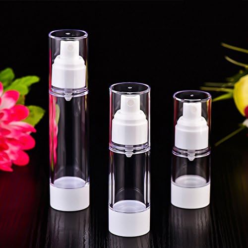 Dgtek BPA Free Leak Proof Toiletry Bottles Travel Set TSA Approved Empty &amp; Refillable Cosmetic Containers 3 Pcs for Spray, Shampoos, Lotions, Creams