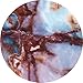 JAHOLAN Brown Marble Design Slim Glossy Flexible Soft Rubber Silicone Cover Phone Case Compatible iPhone 7 iPhone 8