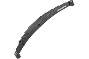 SEHNSUCHT Trailer Leaf Spring, 6 Leaf Double Eye 3500lb Leaf Springs for 7000lb Trailer Axle, 25-1/4"L, 1.75" Width, 3” Free 