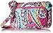 Vera Bradley Women's Cotton Little Hipster Crossbody Purse With RFID Protection, Wildflower Paisley, One Size