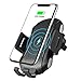 Wireless Car Charger Mount 10W Wireless QC3.0 Charger with Auto-Clamping and Smart Touch Compatible iPhone Xs/Xs Max/XR/X/ 8/8 Plus, Samsung Galaxy S10 /S10+/S9 /S9+/S8 /S8+ and Qi Enabled Devices