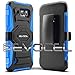 Galaxy S6 Active Case, Evocel [New Generation] Dual Layer Rugged Holster Case with Kickstand & Belt Clip for Samsung Galaxy S6 Active SM-G890 (Does NOT fit Regular S6 - S6 Active only), Blue