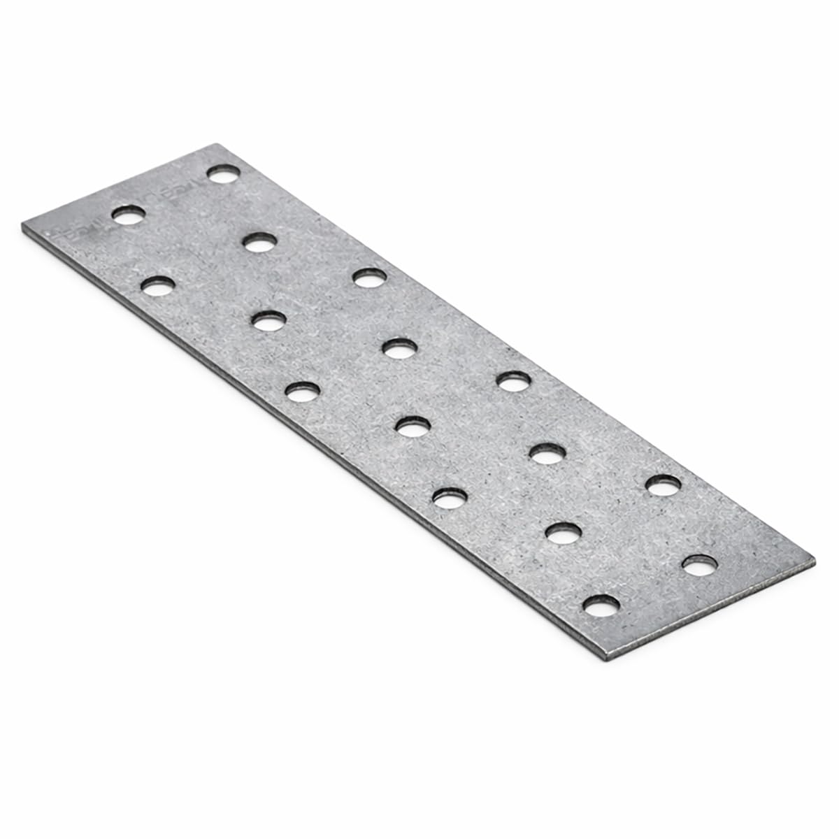 160mm x 40mm Galvanised Perforated Flat Plate Connector Joining Plates Metal Brace Brackets for Wood 2mm Thick Steel PP4 (Pack of 10) L03-06ABC
