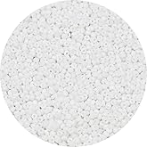 ORNSHIZI 2mm White Seed Beads 12/0, 50grams About 5000pcs Seed Beads for Making Waist Bracelet Earring Necklace Jewelry