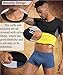 NINGMI Sauna Suit for Men Short Sweat Suits Neoprene Body Shaper Sauna Shirt Workout Waist Trainer Vest Tummy