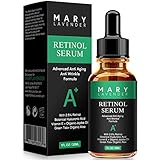 MaryLavender Retinol Serum 2.5% for Face and Eye with Hyaluronic Acid,Vitamin E,Green Tea, Wheat Gem Oil,Anti Aging Anti Wrinkles Facial Serum Reduce wrinkles Fine Lines,Dark Spots, Pores,Acne,1 fl oz