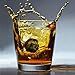 Whiskey Stones Set w/ 12 Granite Chilling Whiskey Rocks | Chill Your Scotch and Cold Drinks | Pouch, Tong and Pretty Box Included