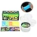 SuSenGo DIY Glow in the Dark Slime Kit- Blue, Green, Orange and Yellow Slimy Experiments