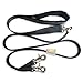 Sporn Double Dog Leash for Two Dogs, Black Dog Coupler with Strong Nylon Webbing & Cushion Handle for Medium Dogs Coupler Provides Unrivalled Comfort, Leash Included - Standard