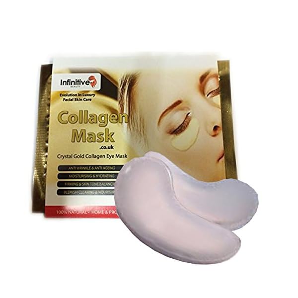 Infinitive Beauty 1 x Pack New Crystal White Powder Gel Collagen Eye Mask Masks Sheet Patch, Anti Ageing Aging, Remove…