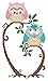 Love at First Sight Cross Stitch Pattern - Cute Hoot Owl Design