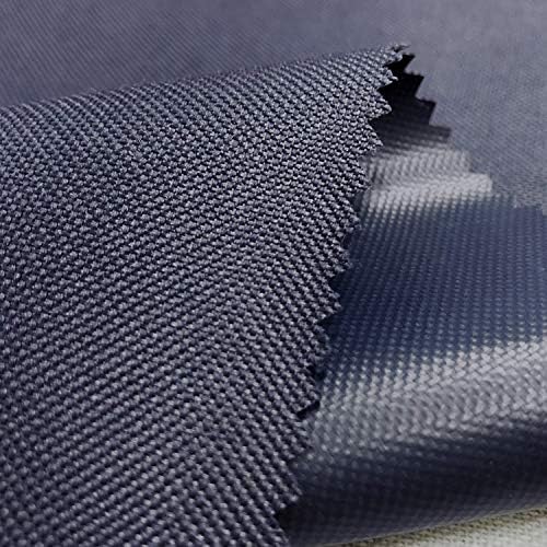 size1meter1.5meters Wide Waterproof Canvas Fabric Outdoor 600 Denier Indoor/600D Oxford Fabric PVC Coating Outdoor Fabric by The Meter (Navy Blue)