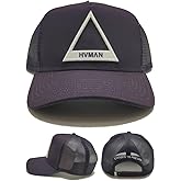 Cult of Individuality HVMAN Human New Triangle Logo Mesh Trucker Purple Grape Era Snapback Hat