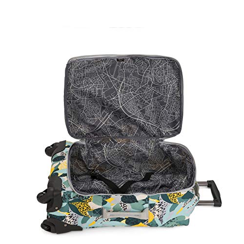 Kipling Darcey Softside Spinner Wheel Luggage, Urban Jungle, CarryOn
