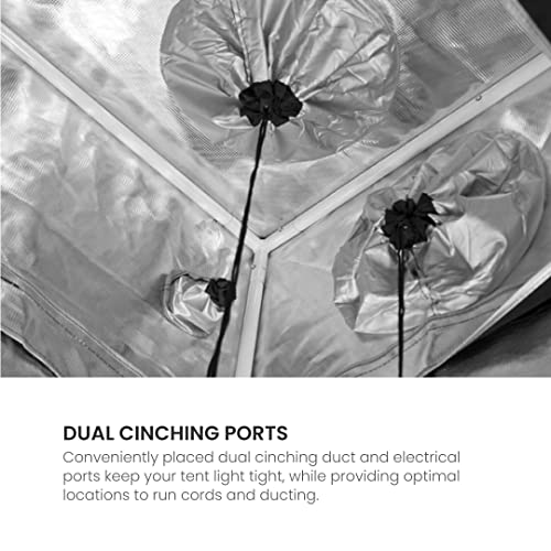 Gorilla Grow Tent 5x5, Tallest Height-Adjustable, Industrial