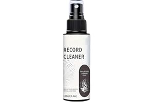 Record Cleaner Solution - Vinyl Wash, 100ml Groovy Liquid for Disc Maintenance, Phono Maintenance Mist with Microfibre Rag, A
