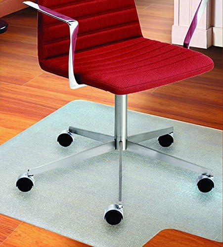 Frosted Pvc Non Slip Home Office Chair Mat - Hard Floor And Carpet Protection