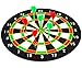 Magnetic Dartboard Set - 16 Inch Dart Board with 6 Strong Magnet Darts for Kids and Adults - Gift for Game Room, Office, Man Cave and Parties (Green Red White)