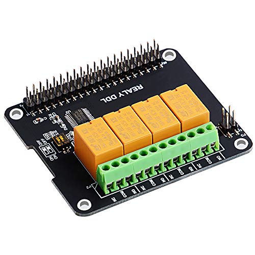 GeeekPi Raspberry Pi Expansion Board 4 Channel Relay Board Module Power