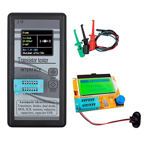 SYWAN Transistor Tester Kit, LCRT4 ESR Meter Transistor Tester