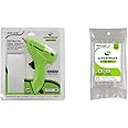 Surebonder Ultra Low Temperature Cool Shot Mini Glue Gun & CS15 CoolShot Low Temp Glue Sticks, 4", 15 per Pack (FPRCS15)