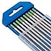 Midwest Tungsten Service TIG Welding Tungsten Electrodes 10-Pack (Green - Pure Tungsten (WP, EWP), 1/8
