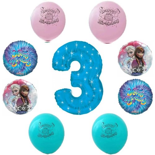 Disney Frozen Happy 3rd Birthday Party Balloon Decoration Kit Arts