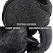 Metog Unisex Foldable Ear Warmers knits Winter EarMuffs Black