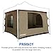 Camping Tent attaches to any 10'x10' Pop Up Canopy Tent w/4 Walls, Solid Ceiling, PVC Floor, 2 Doors,& 4 Windows