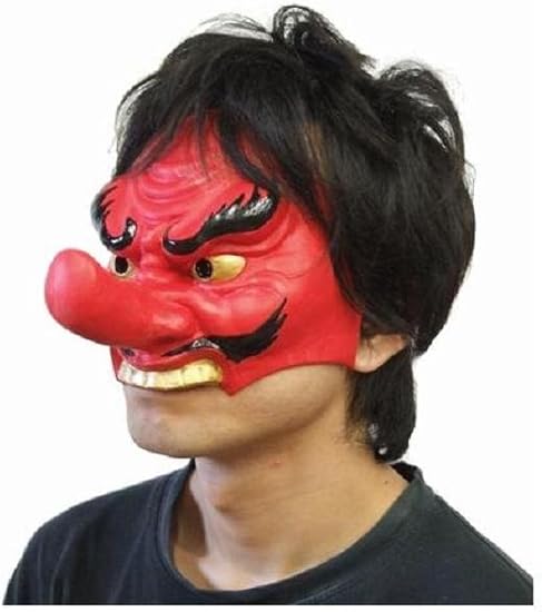 Amazon 半面マスク 天狗 コスプレ 仮装 通販