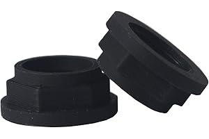 17041657 Black Jack Nuts Compatible with Roland 1/4" Jacks Pre-Threaded M12x1 Non-Standard Threading Guitar Amp Replacement P