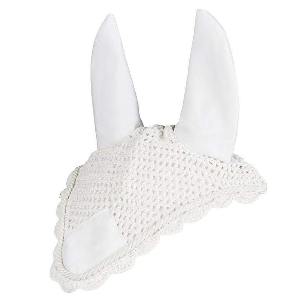 HKM 3387 Fly Cover, Insect Protection, Fly Protection, Ear Protection, White, Warmblood