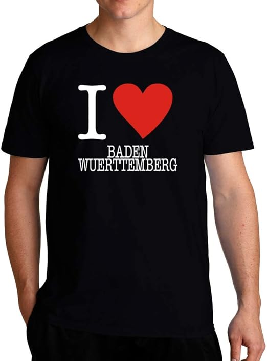 Eddany I Love Baden Wuerttemberg Typewriter