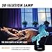 LJOYKID 3PCS 3D Unicorn Night Light——3D Unicorn Lamp 3 Pattern 7 Colors Changing Decor Lamp with Remote Control for Kids Illusion Bedside Lamps Ideal Gifts for Girls and Unicorn Lovers