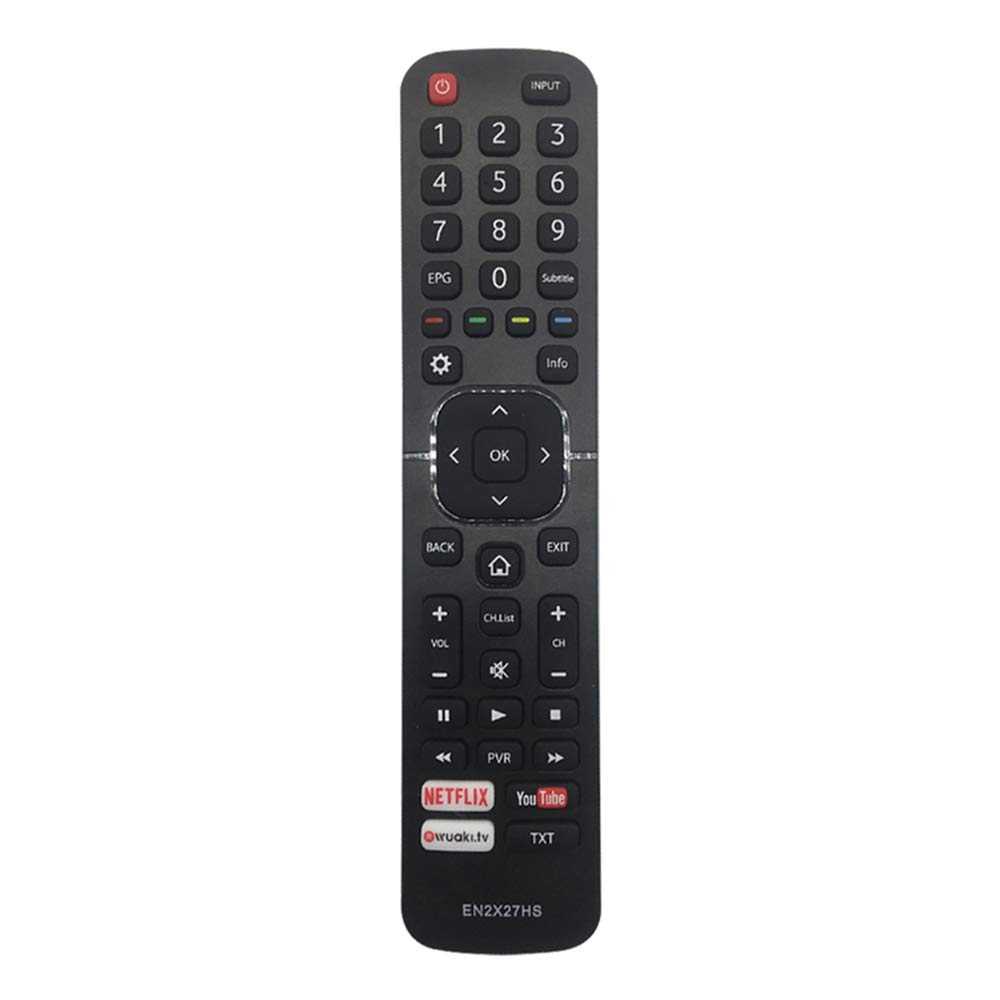 Replacement Hisense Remote Control hisense EN2X27HS for Hisense tv remote control SMART LCD LED TV - 43K300UWTS0100 49K300UWTS 55NEC5200 65K5500UWTS 65M7000 - NO SETUP REQUIRED