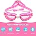 Zerhunt Swim Goggles for Kids 2020 Newest, Swimming Goggles UV 400 Protection Anti Fog No Leaking Wide View Pool Goggles with Ear Plug & Protective Case