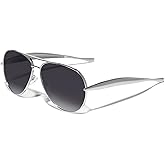 GUVIVI Retro Gold Aviator Sunglasses for Women Men, 2025 Metal Oversized 70s Aviators Sun Glasses