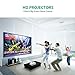 Abdtech 1200 Lumens Mini LED Multimedia Home Theater Projector - Max 120