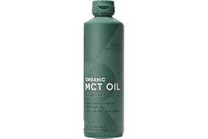 Sports Research® Organic MCT Oil 32oz - Full Spectrum (C8, C10, C12) Sourced from Coconut Oil - Keto Brain & Body Fuel* - Vegan Certified · Non-GMO · Informed Choice Certified - Unflavored