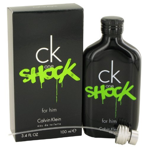 CK ONE SHOCK Cologne for Men 3.4oz Eau de Toilette spray