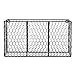 MyGift 3 Compartment Rustic Chicken Wire Kitchen Utensil Holder, Black