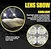 Aaiwa LED Pod Lights with Wiring Harness, 4 Inch LED Light Bar Amber White Flash Light, 2PCS 12000LM Off Road Light Spot Flood LED Work Driving Fog Lights for Truck Pickup Jeep ATV UTV SUV Boat