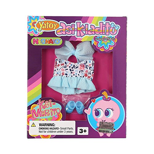 Neonate Nerlie Girl Clothing Blue Mesh Dress with Bow & Shoes - Mexico Ksi-Merito Exclusive
