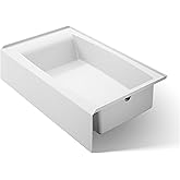 Kohler K-26107-RA-0 Entity 60" x 36" Alcove Bath, Right Drain, White