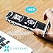 Voice Recorder by Xmangear, Digital Voice Recorder Dictaphone, Small Voice Activated IC Recorder for Lectures, Rechargeable MP3 USB, Black