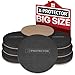 Felt Sliders X-PROTECTOR (8-Pieces) 4 3/4 inch Wood Furniture Sliders - Heavy Duty Sliders - Reusable Hardwood Floor Sliders - Felt Furniture Sliders HARD SURFACES - Move Your Furniture EASY & SAFELY! primary