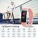 Letsfit Fitness Tracker, Activity Tracker Watch with Heart Rate Monitor, IP68 Standard Smart Watch with Step Counter, Calorie Counter, Call & SMS Pedometer Watch for Women Men Kids