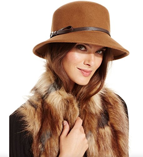 Felt Trench Coat Hat Beige 