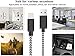 SHARLLEN MFi Certified iPhone Charger Cable, 3 Pack 6FT Long Nylon Braided USB Fast Charging&Syncing Lightning Cable Cell-Phone Cord Compatible iPhone XS/Max/XR/X/8P/8/7/7P/6/5/iPad/iPod Black&White